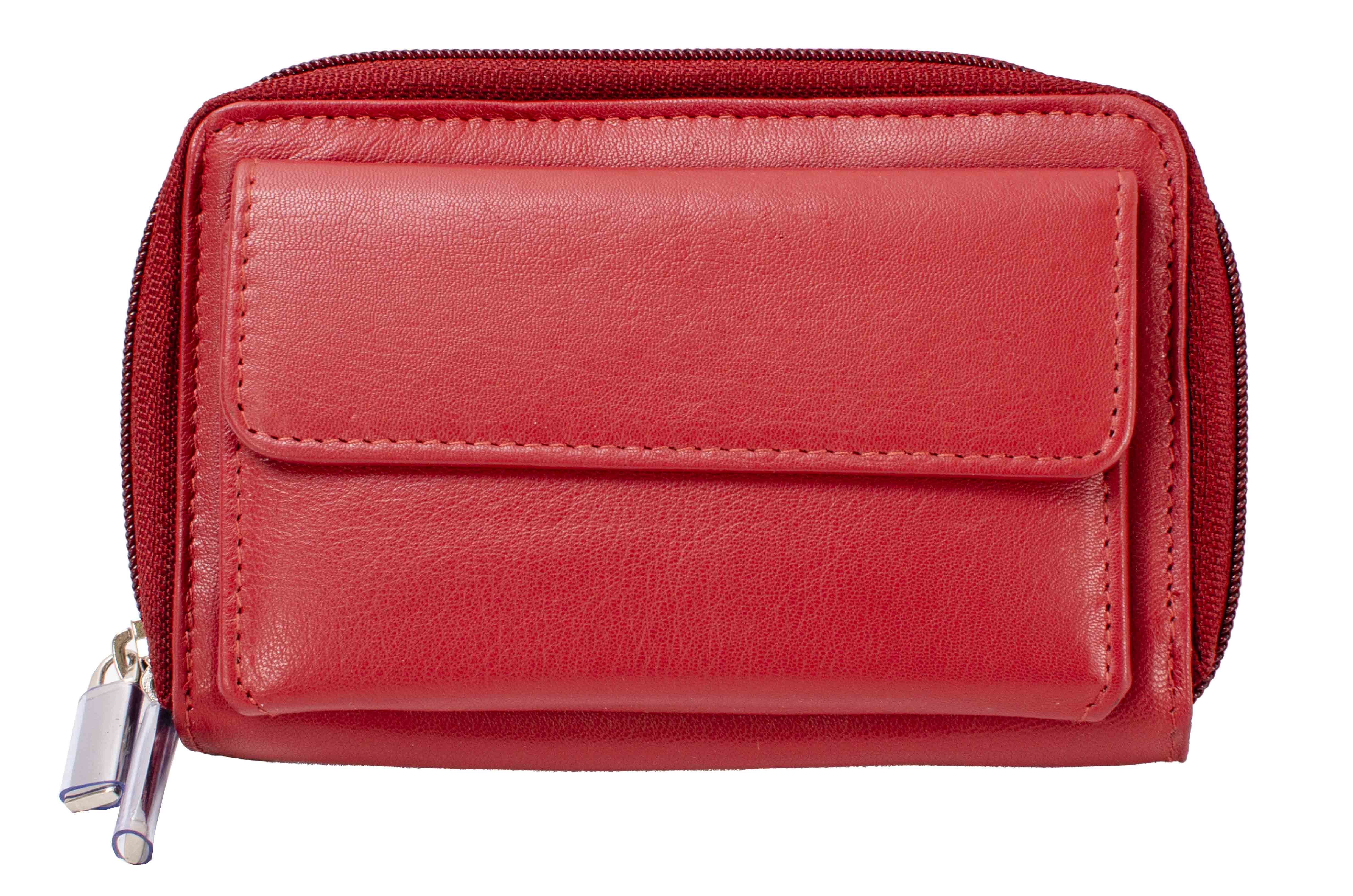 0469 LORENZ RED LEATHER PURSE 0469 LORENZ RED LEATHER PURSE MF